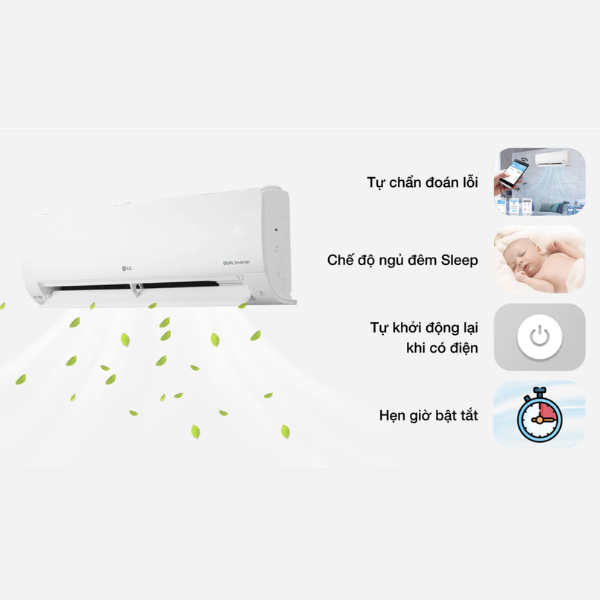 LG 1.5Hp 2 chiều Inverter B13END1